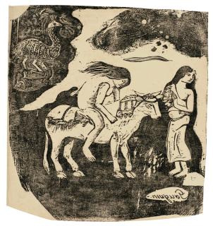 Paul Gauguin - L\'Enlèvement D\'Europe (Kornfeld, Mongan, Joachim 47)