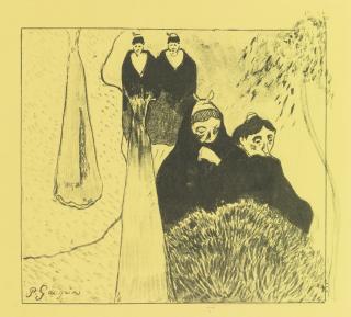 Paul Gauguin - Les Vieilles Filles À Arles (Mongan/Kornfeld/Joachim/Stauffer 9)
