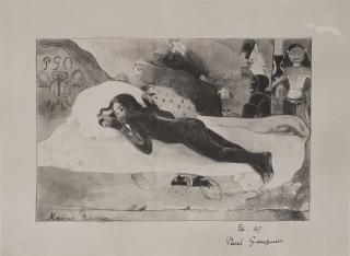 Paul Gauguin - Manao Tupapau, from L\'Estampe originale