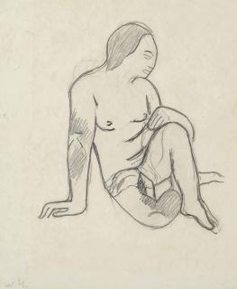 Paul Gauguin - Nu assis