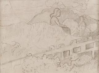 Paul Gauguin - Parahi te marae - Là est le temple