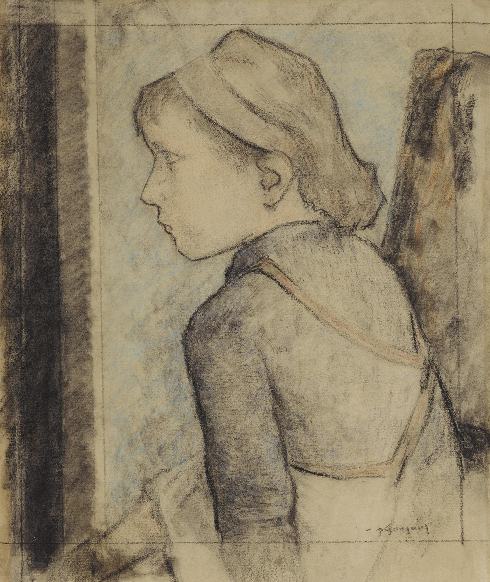 Paul Gauguin - Portrait D\'Aline