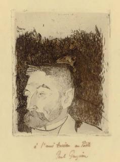 Paul Gauguin - Portrait de Stéphane Mallarmé (Guérin 14; Mongan, Kornfeld, Joachim, and Stauffer 12)