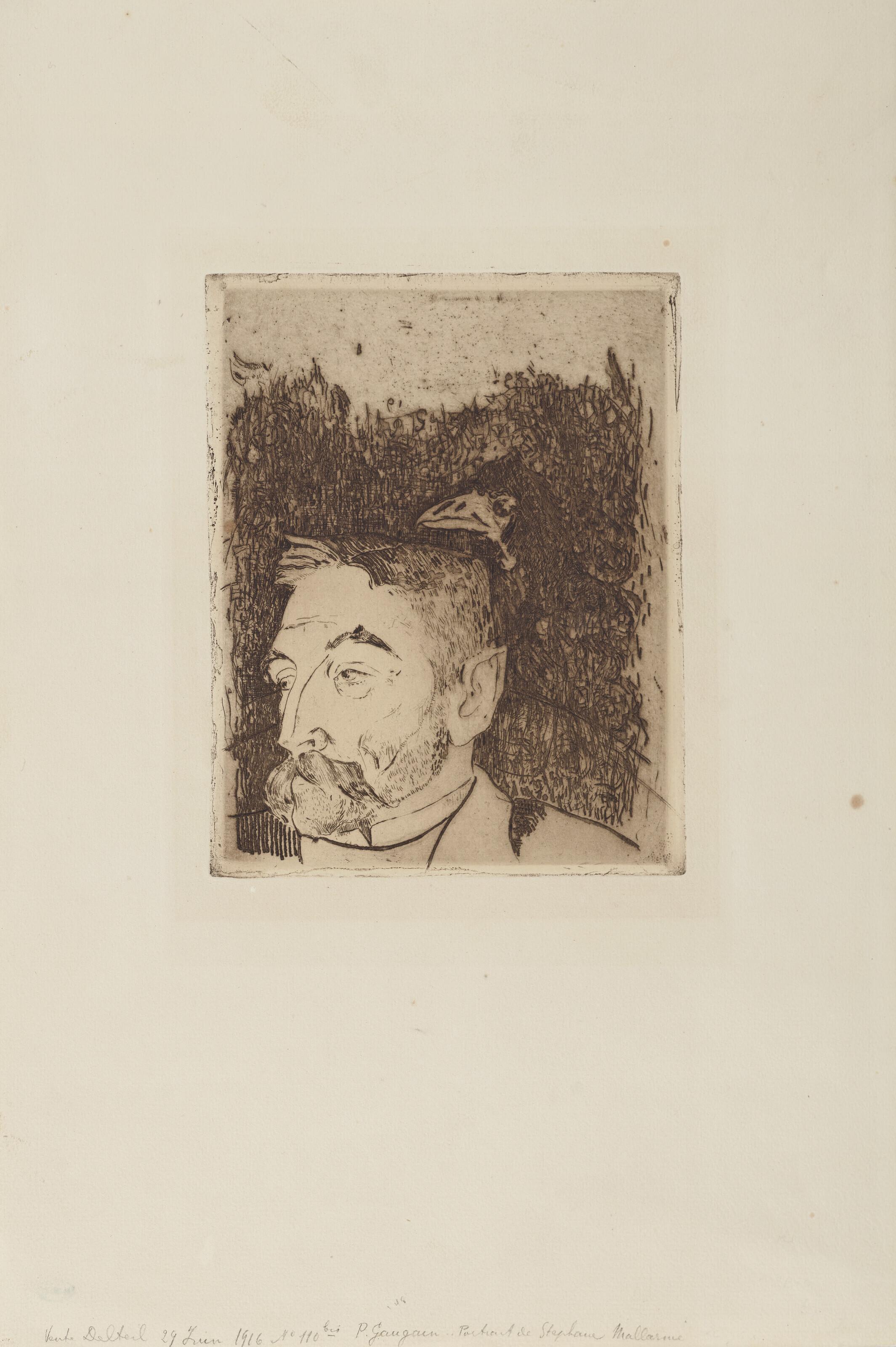 Paul Gauguin - Portrait de Stéphane Mallarmé