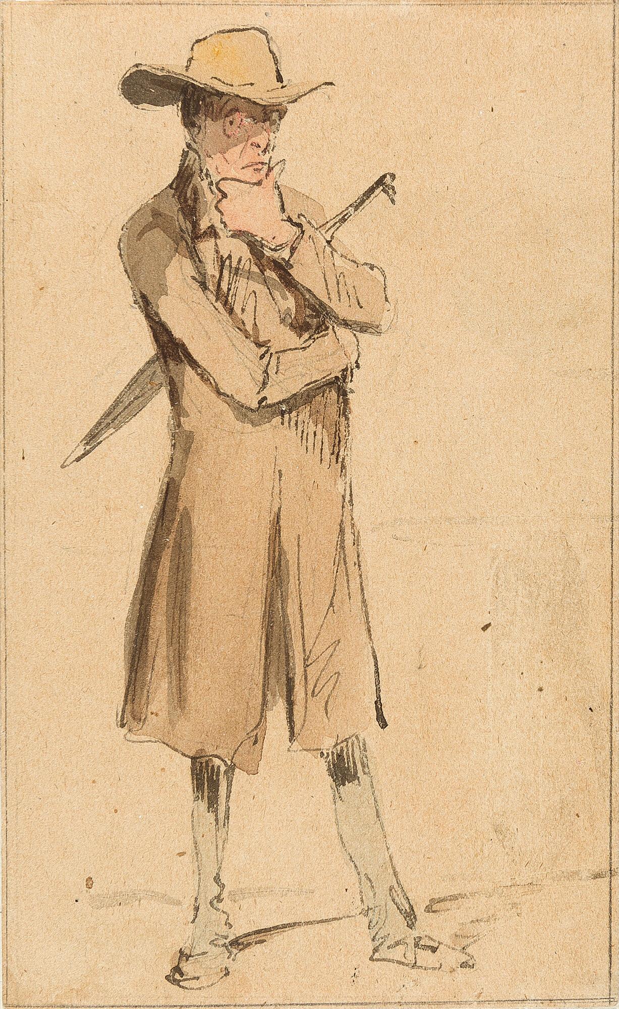 Paul Gavarni - Der Skeptiker.