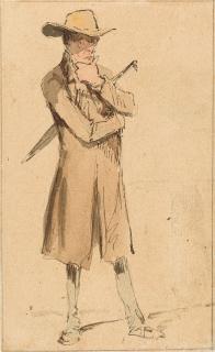 Paul Gavarni - Der Skeptiker.