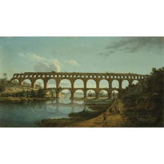 Paul Grégoire - Vue Du Pont Du Gardpaul Grégoire ; View Of The Pont Du Gard ; Located, Signed And Bears A Date Lower Right ; Oil On Original Canvas
