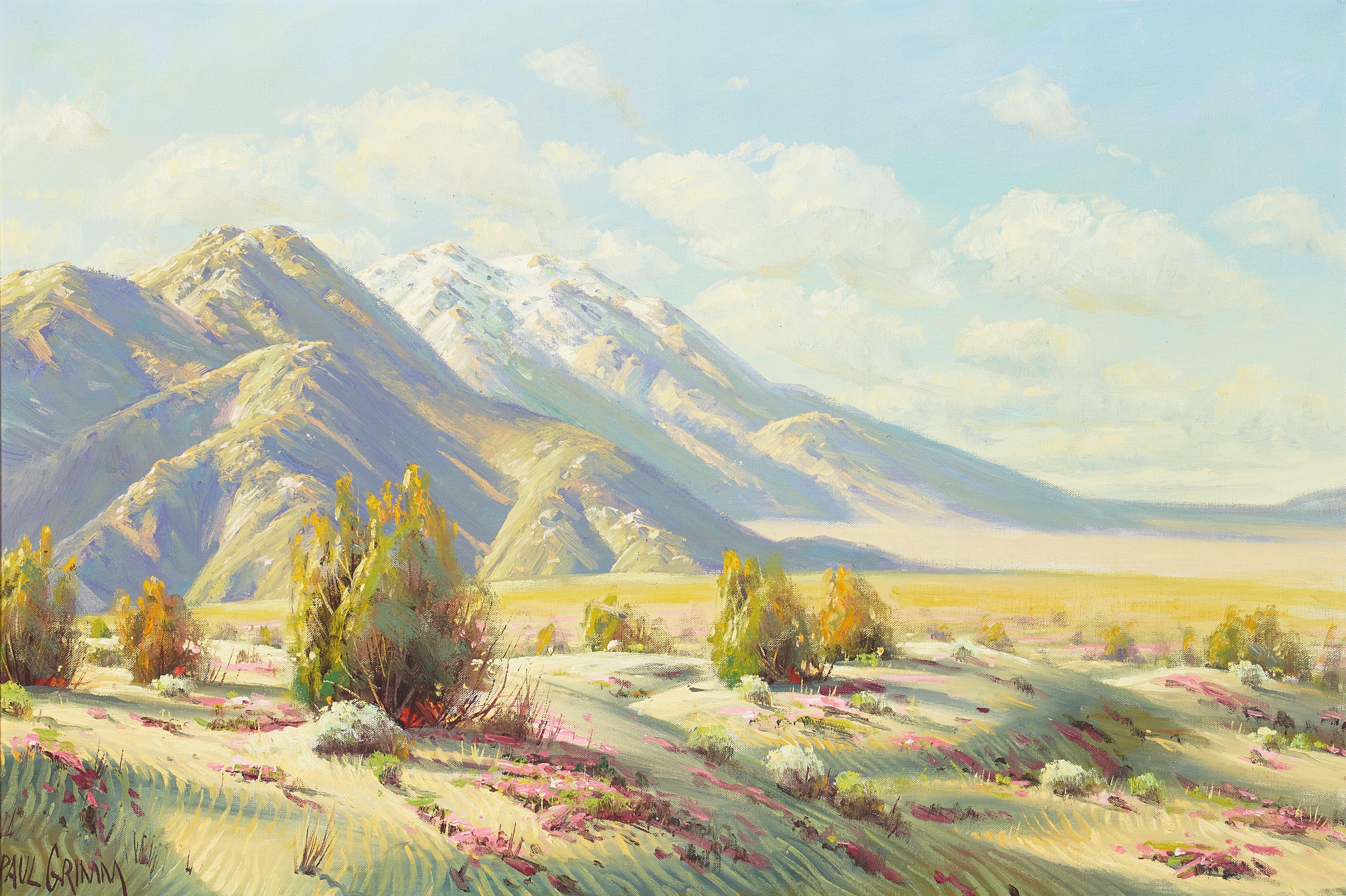 Paul Grimm - Desert Landscape 20 x 30 in. framed 25 1/2 x 35 1/2 in.