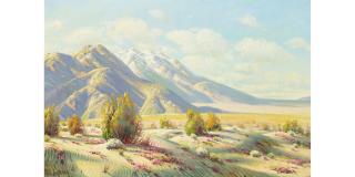 Paul Grimm - Desert Landscape 20 x 30 in. framed 25 1/2 x 35 1/2 in.
