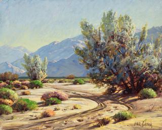 Paul Grimm - Desert Road 16 x 20in unframed