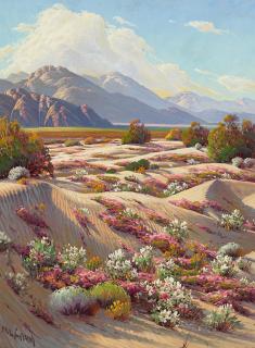 Paul Grimm - Desert Springtime 24 x 18 in. framed 30 x 24 in.