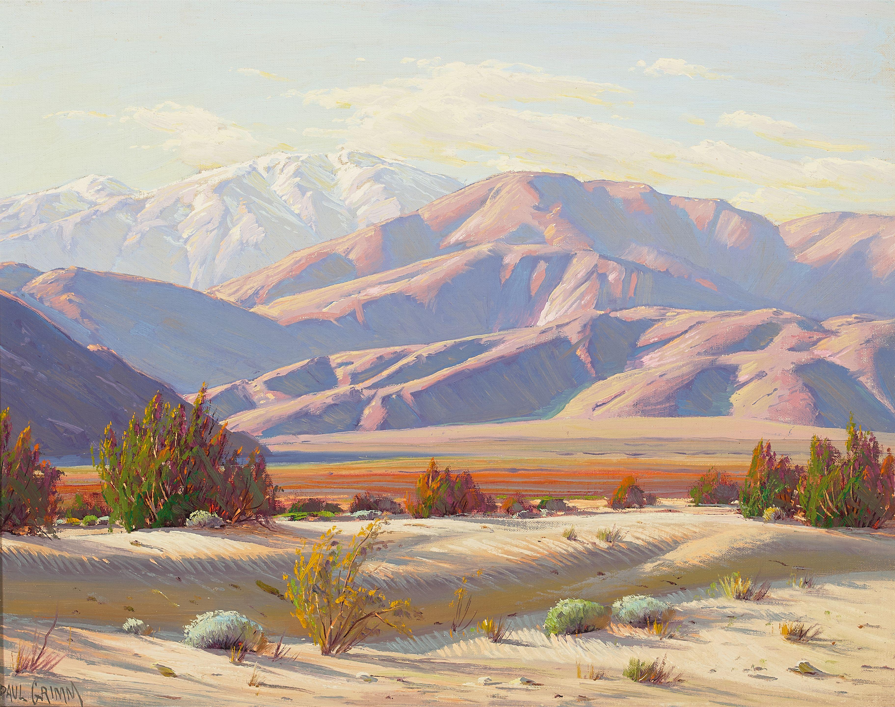 Paul Grimm - Mount San Gorgonio 15 3/4 x 20 in. framed 21 3/4 x 25 3/4 in.