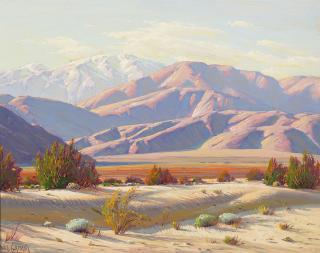 Paul Grimm - Mount San Gorgonio 15 3/4 x 20 in. framed 21 3/4 x 25 3/4 in.