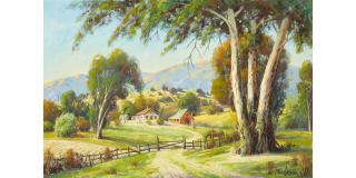 Paul Grimm - Peaceful Vista 20 x 30 in. framed 25 1/2 x 35 3/4 in.