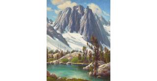 Paul Grimm - Temple Crag (From First Lake) 30 x 24 in. framed 35 x 29 in.