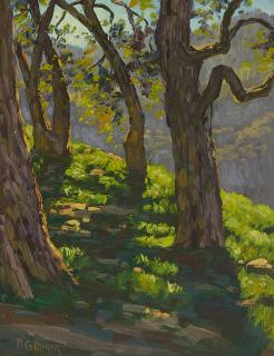 Paul Grimm - Trees Along a Ridge