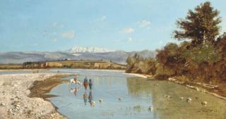 Paul Guigou - Bords de La Durance: Les Cavaliers