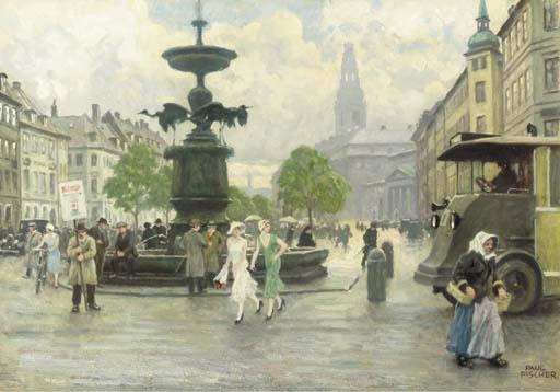 Paul Gustav Fischer - Storkespringvand