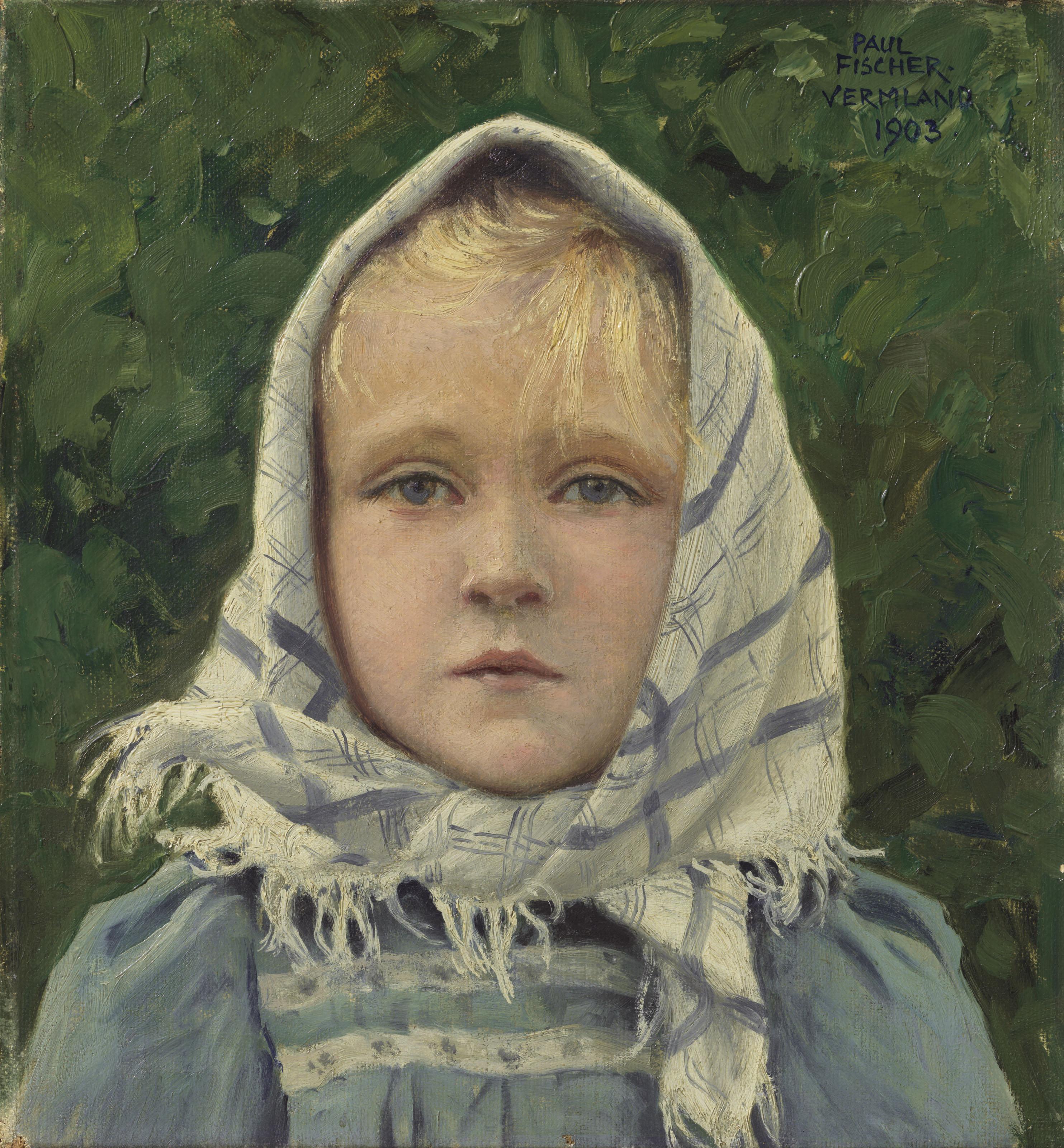 Paul Gustave Fischer - Young Danish Girl