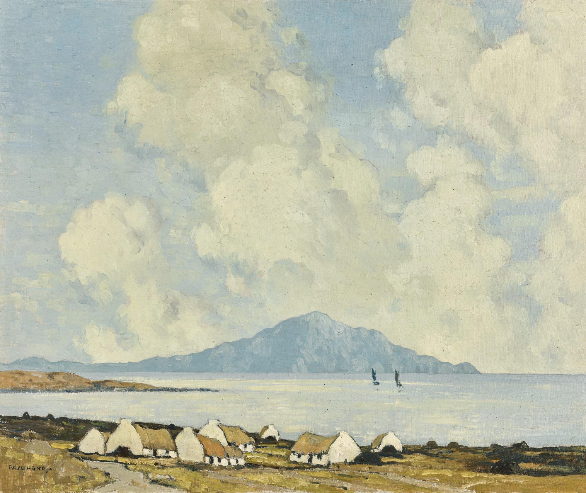 Paul Henry, R.H.A., R.U.A. - Clare Island From Achill
