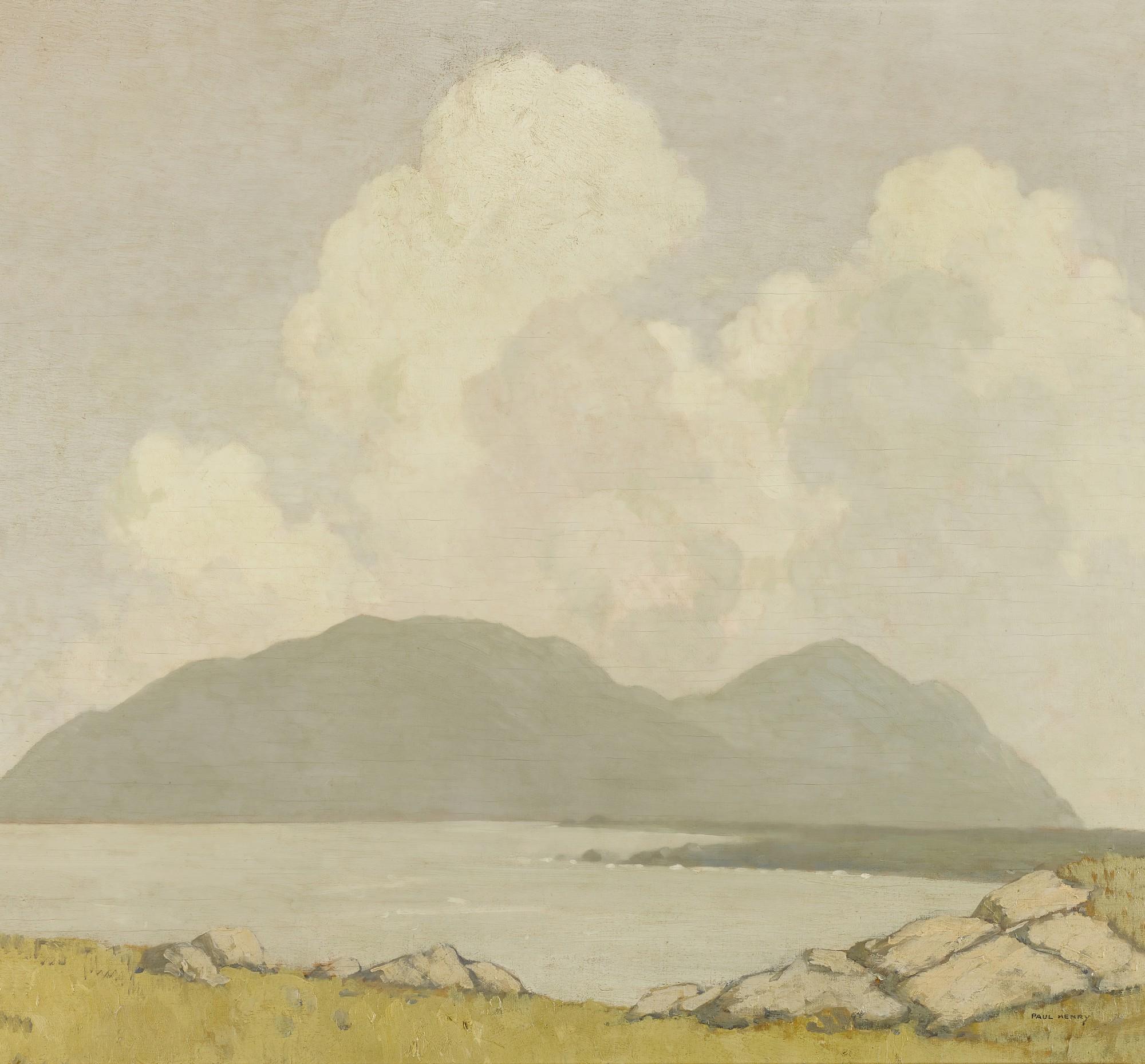 Paul Henry, R.H.A., R.U.A. - The Great Blasket Island, Kerry