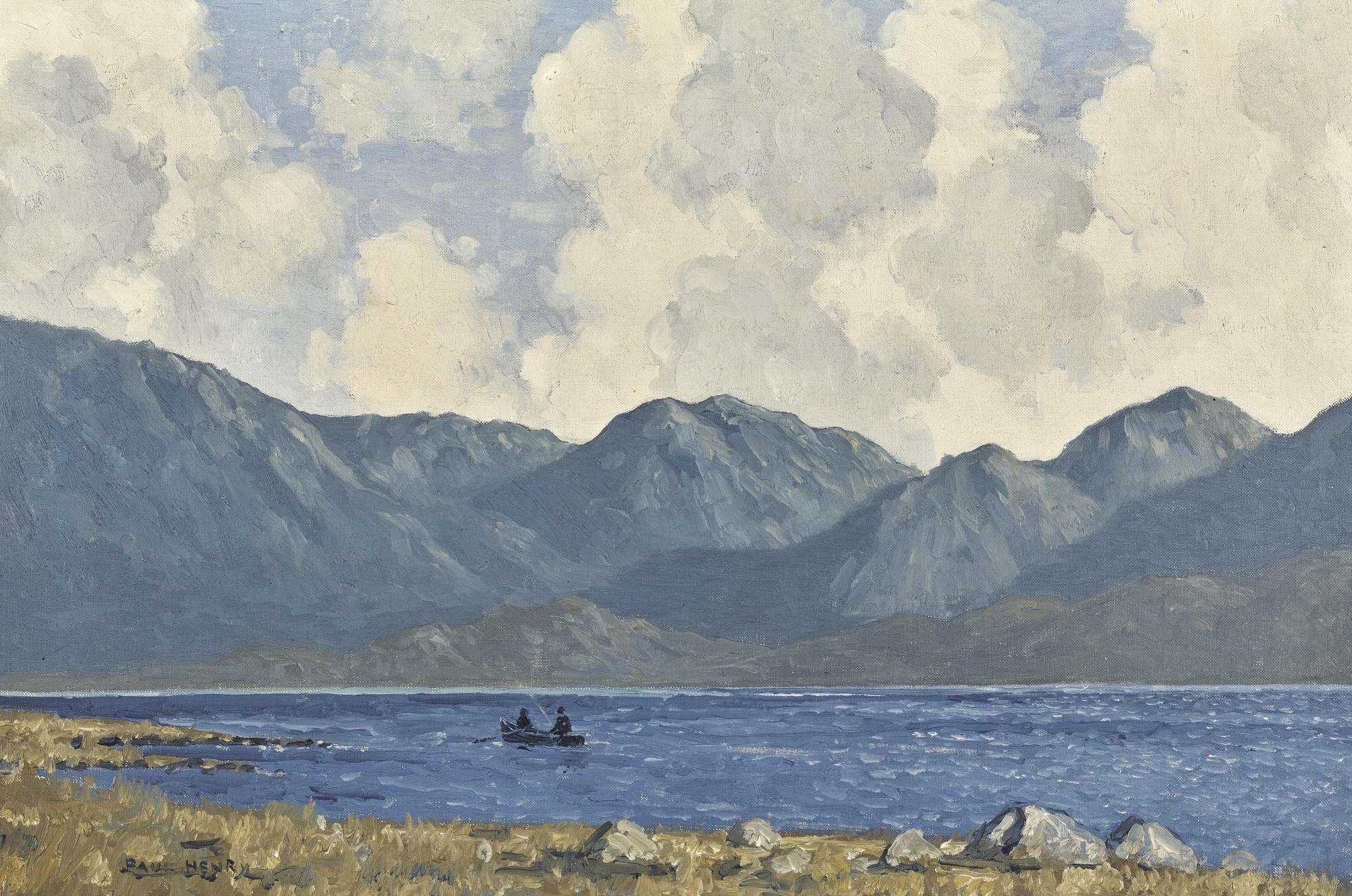 Paul Henry, R.H.A., R.U.A. - Windy Day, Co. Kerry
