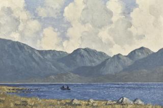 Paul Henry, R.H.A., R.U.A. - Windy Day, Co. Kerry