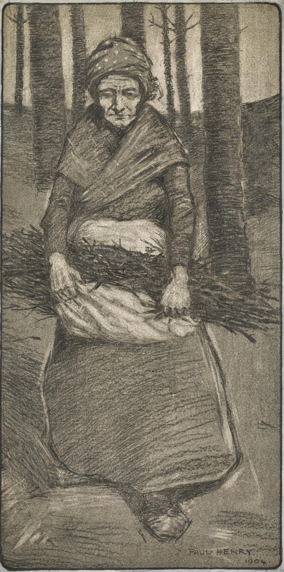 Paul Henry, R.H.A., R.U.A. - Woman With Fagots
