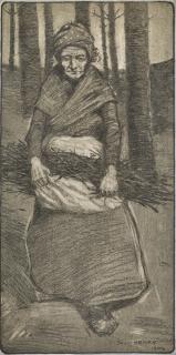 Paul Henry, R.H.A., R.U.A. - Woman With Fagots