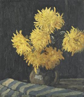 Paul Henry, R.H.A. - Chrysanthemums