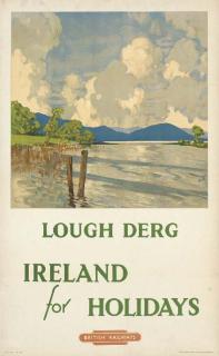 Paul Henry, R.H.A. - Lough Derg, Ireland For Holidays, British Railways