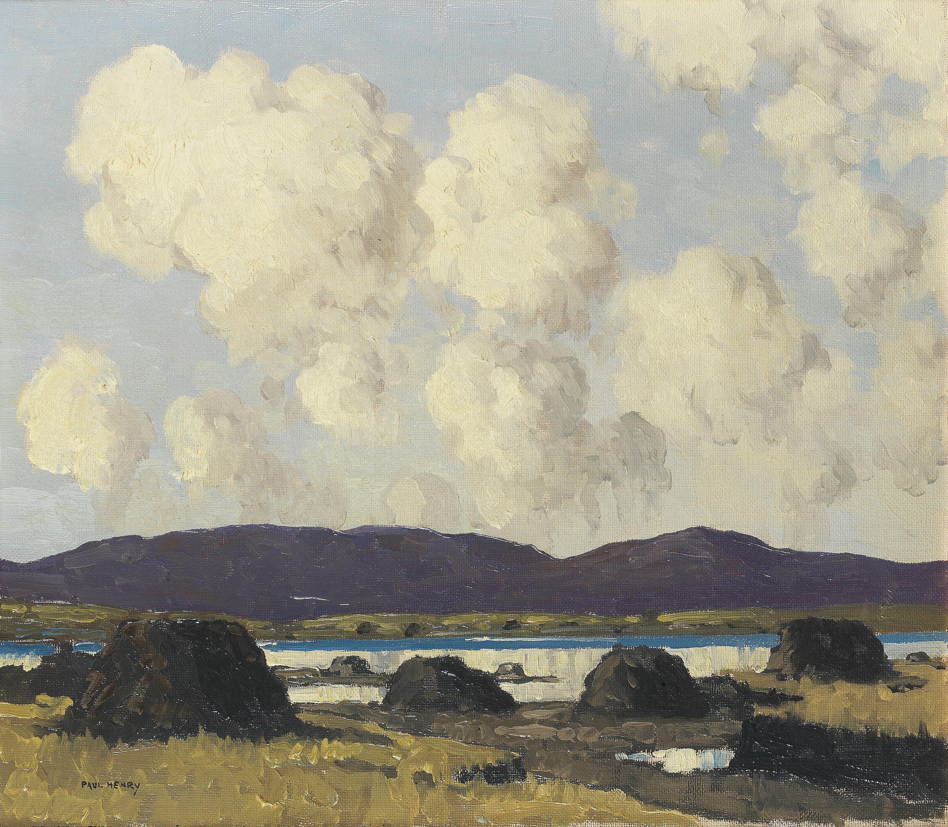 Paul Henry R.H.A. - Purple Hills