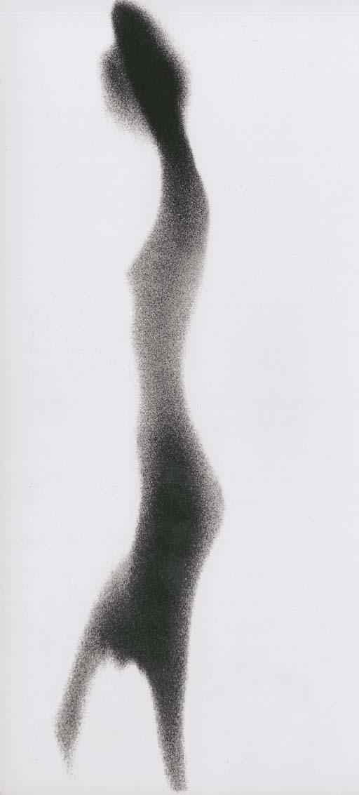 Paul Himmel - Nude on White Background, 2, 1951