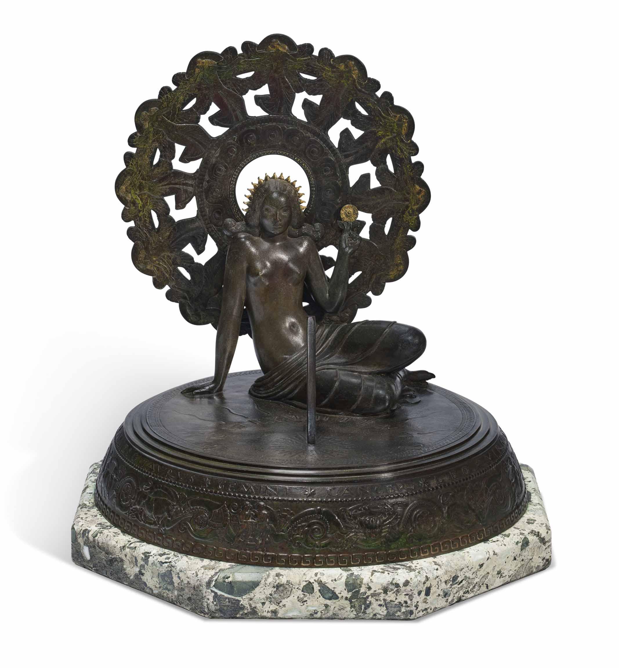 Paul Howard Manship - Day And The Hours—Sundial