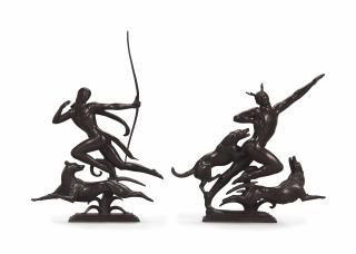 Paul Howard Manship - Diana and Actaeon