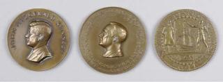 Paul Howard Manship - Two Inaugural Medals; and a New York Historical Medal