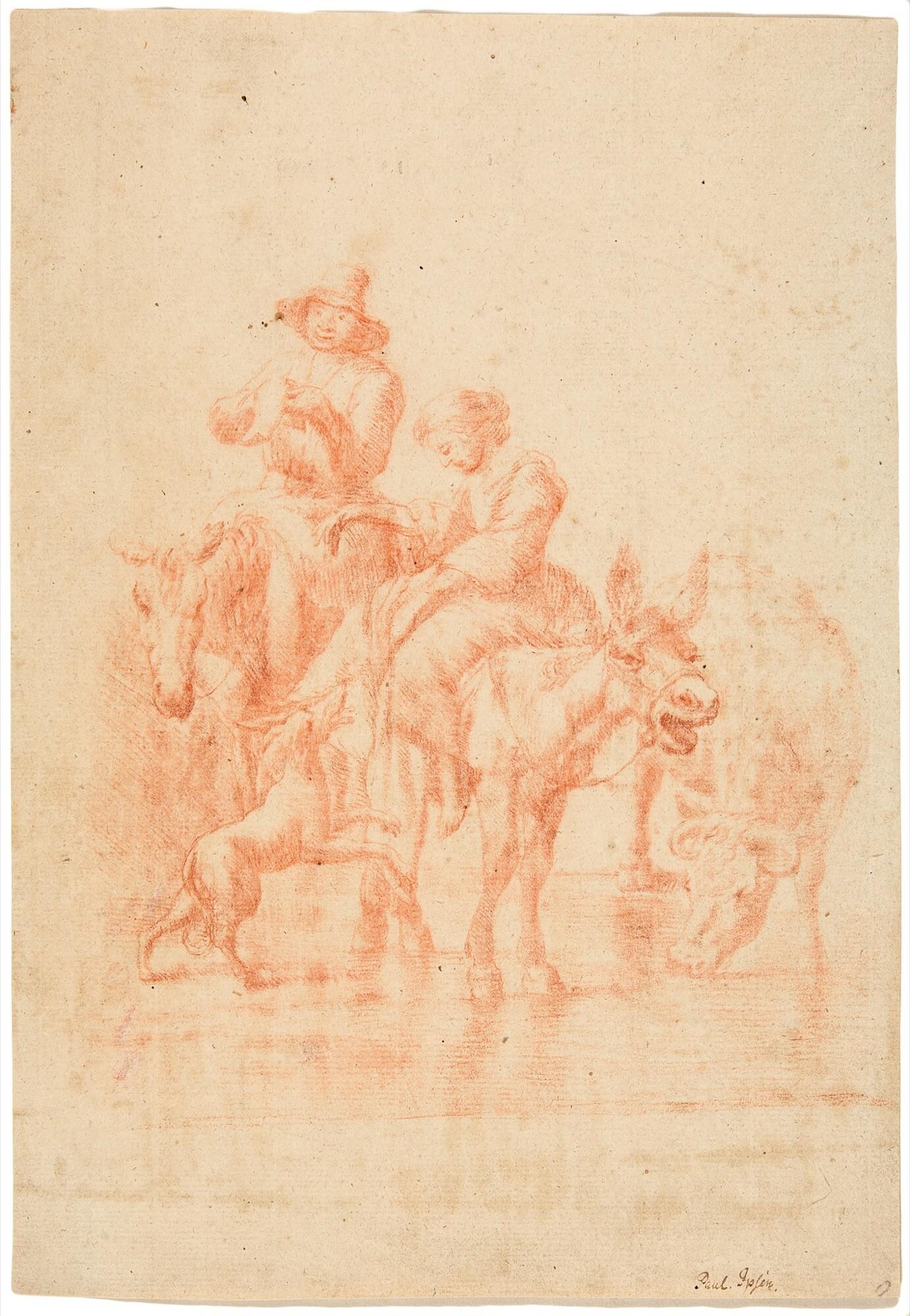 Paul Ipsen - Bäuerliche Szene.