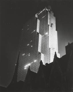 Paul J. Woolf - Rockefeller Center at Night, 1930s