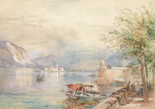 Paul Jacob Naftel, R.W.S. - Island of Pescatori, Maggiore