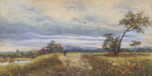 Paul Jacob Naftel, R.W.S. - Returning Home At Dusk