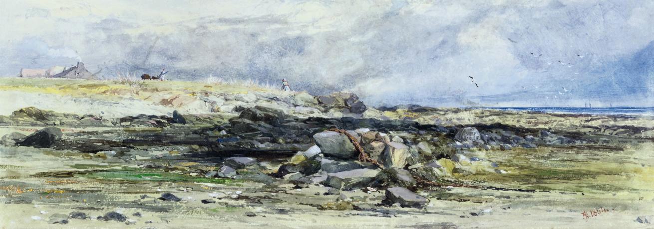 Paul Jacob Naftel, R.W.S. - View of Vazon Bay, Guernsey