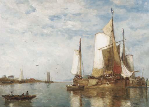 Paul Jean Clays - Shipping on a calm