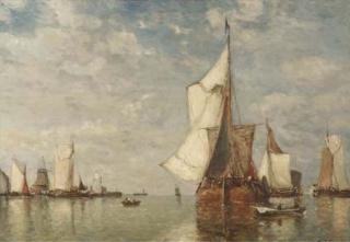 Paul Jean Clays - Shipping On The Scheldt