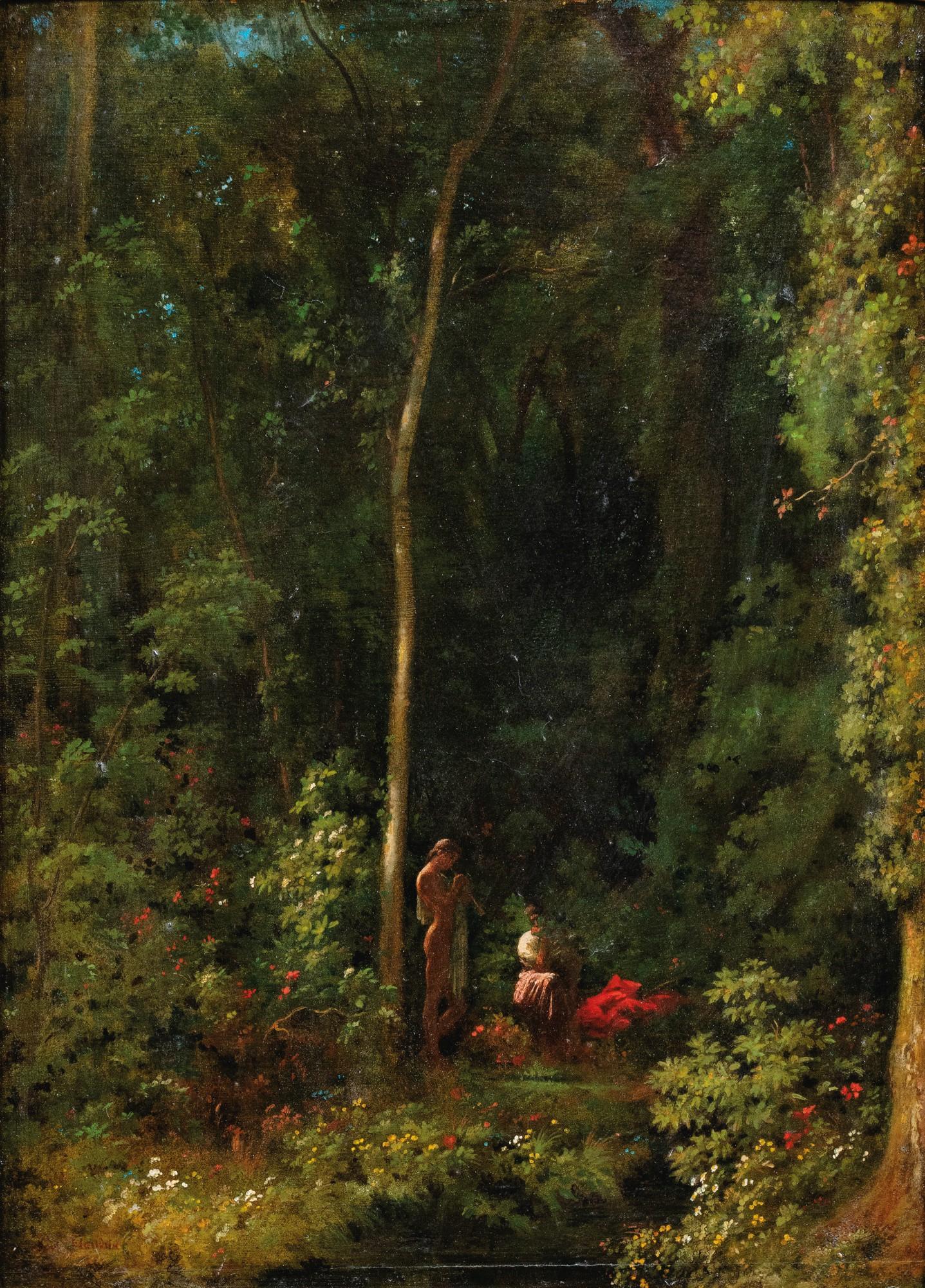 Paul-Jean Flandrin - ANTIQUE PASTORALE