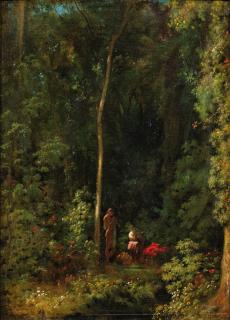 Paul-Jean Flandrin - ANTIQUE PASTORALE