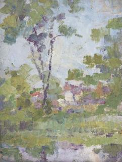 Paul Jean Martel - Distant village