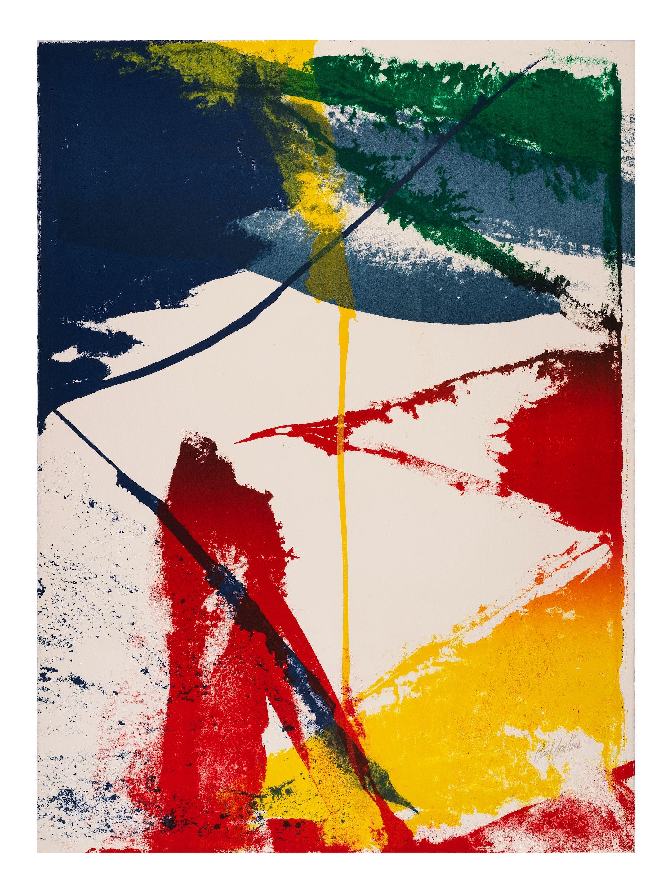 Paul Jenkins - Composition Abstraite, 1991