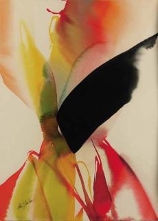 Paul Jenkins - Phenomena Black is a Color