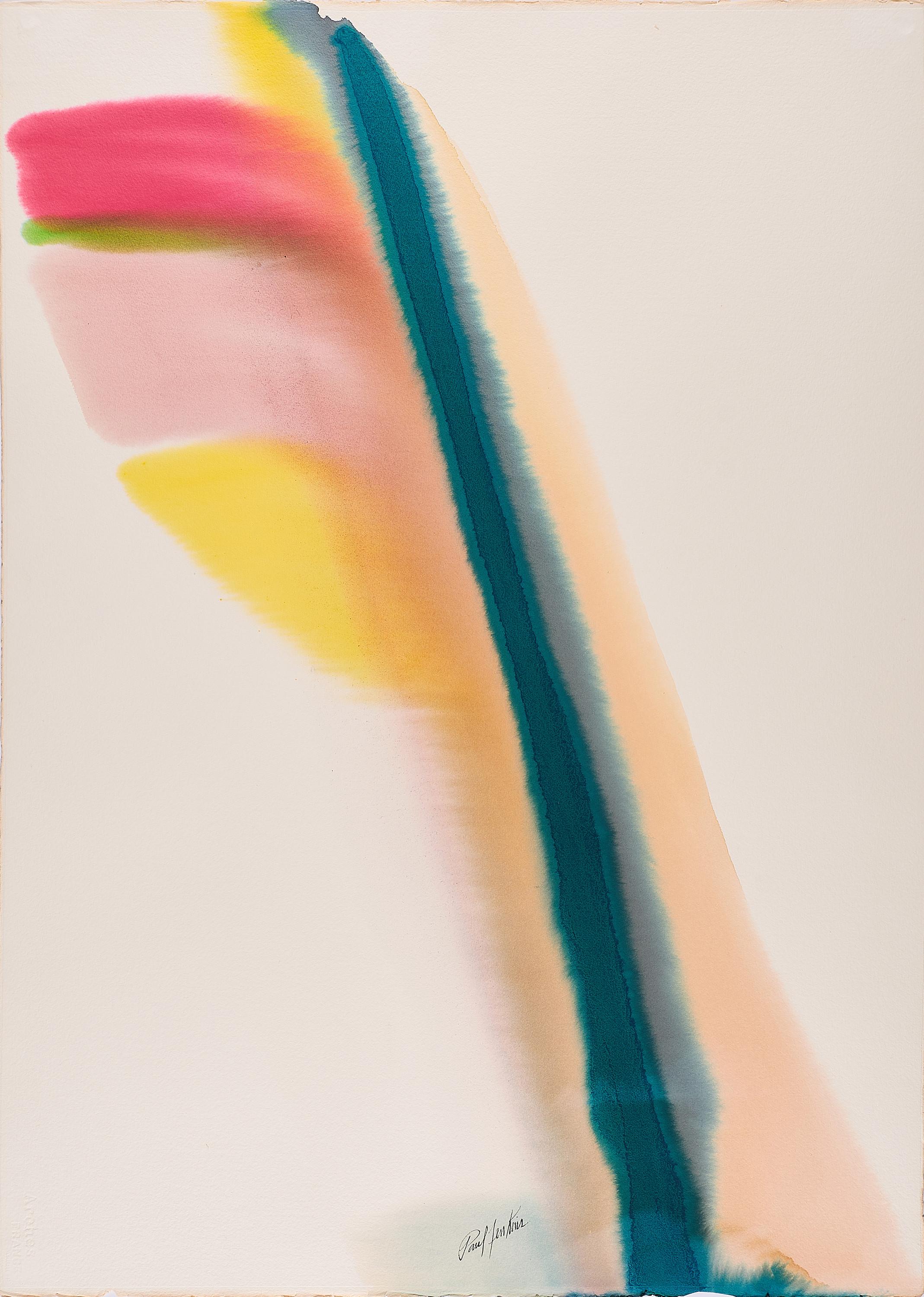 Paul Jenkins - Phenomena Jade Striation.