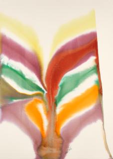 Paul Jenkins - Phenomena Startled Rush, circa 1970